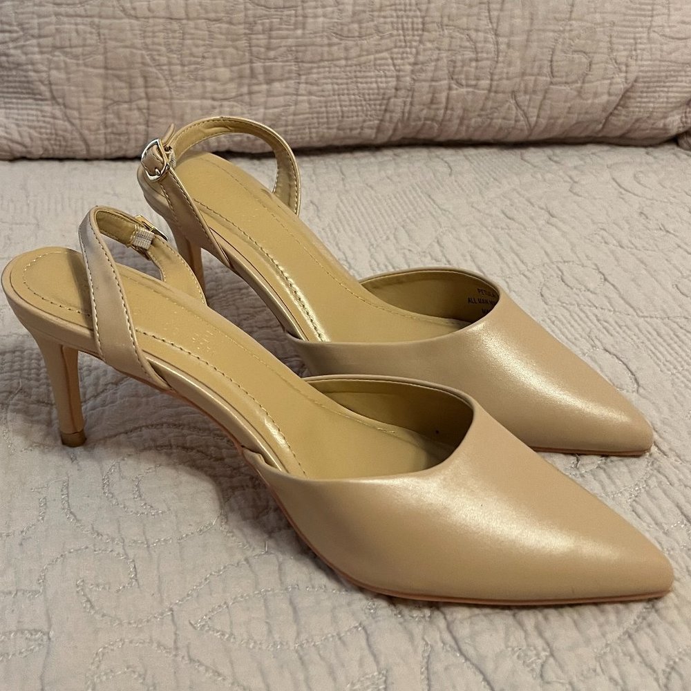 Nude Slingback Heel